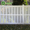 Cheap PVC Not Coated Used Semi Privacy Fence Panels White Garden Fence Picket Fence