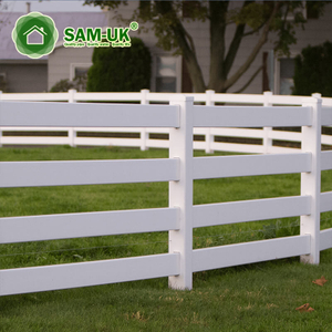 2x6 4 rail vinyl horse fencing pastures
