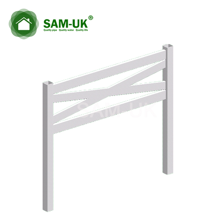 2x6 crossbuck vinyl horse fencing pastures