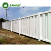 Fence With Top Lattice White Plastic Fence