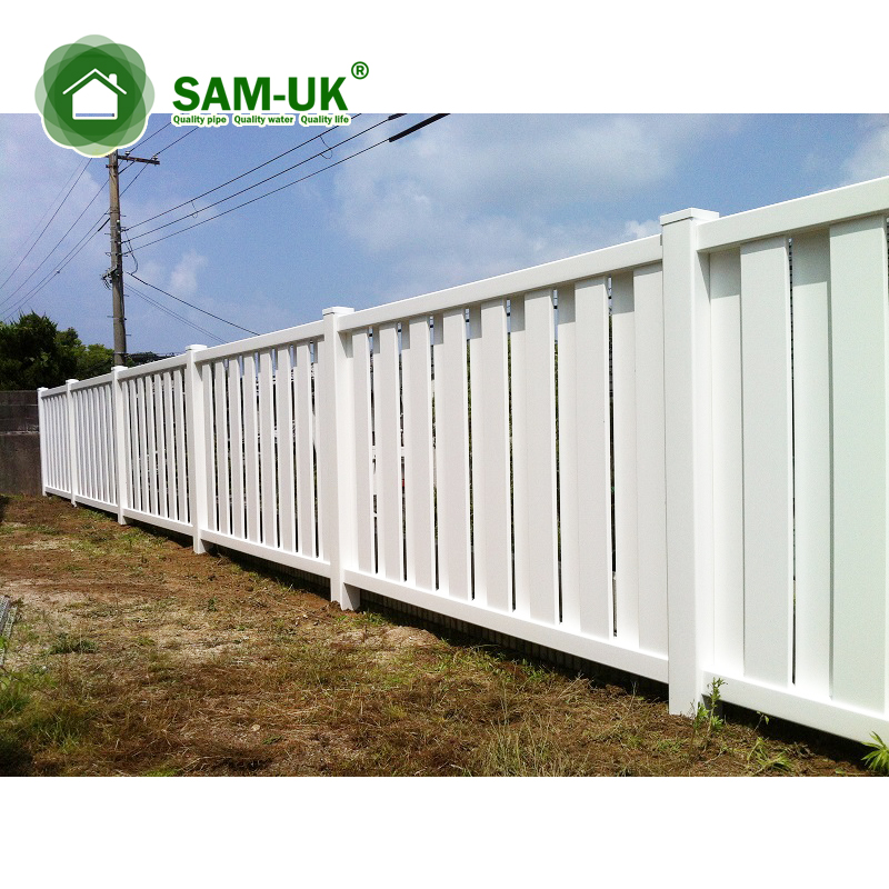 Fence With Top Lattice White Plastic Fence
