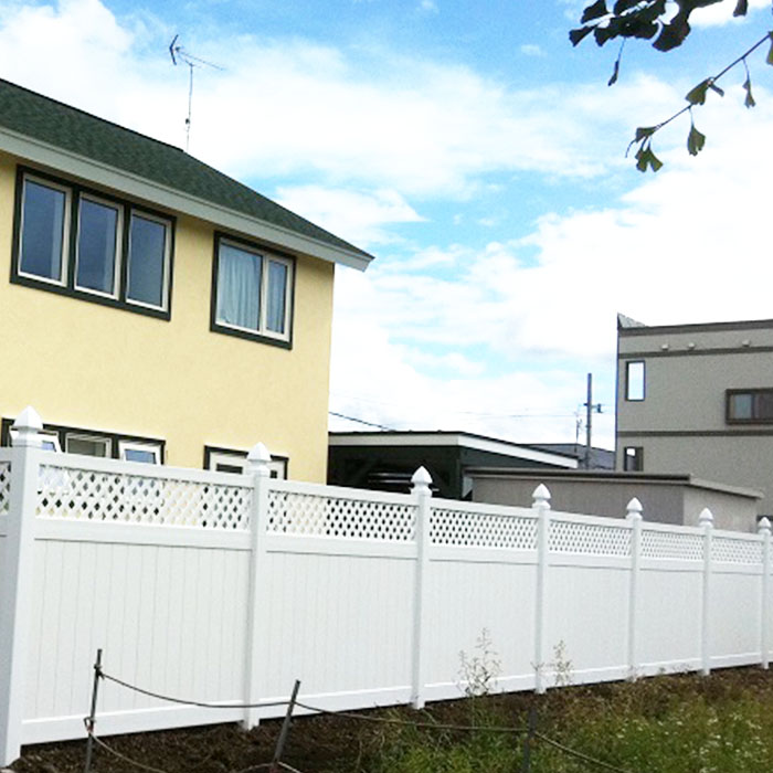 uv protection white cheap pvc vinyl fence privacy