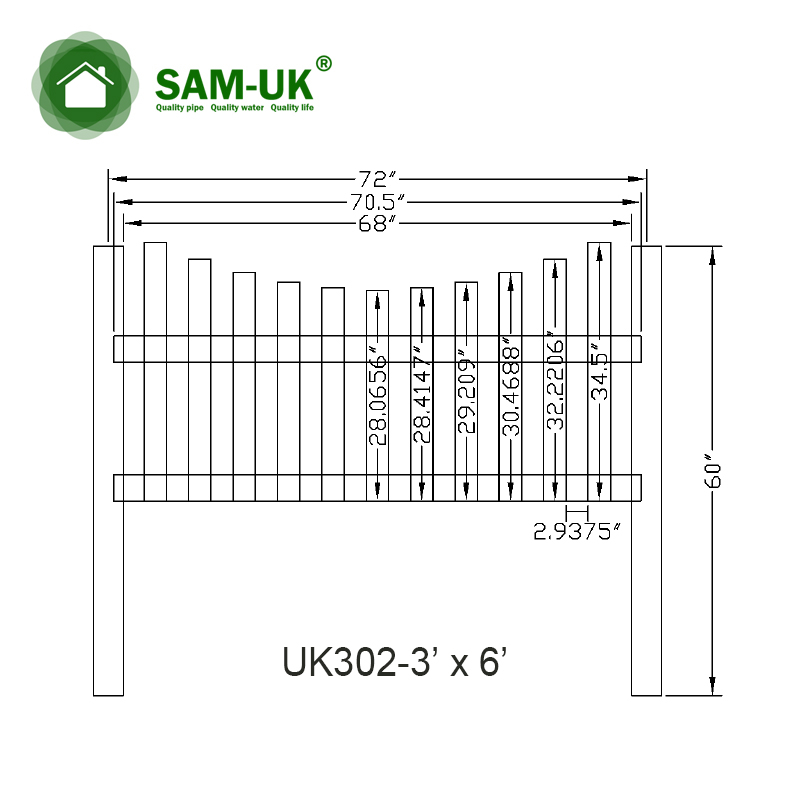Cheap Vinyl Lattice Panel Fencing Garden Privacy Fence