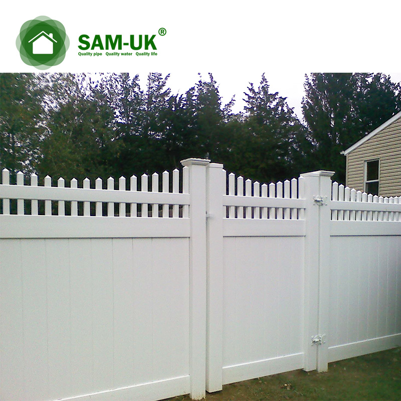 Decorative Picket Fence PVC Fence vinyl