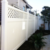 Pvc Plastic White Vinyl Privacy Garden Fence Panels For Privacy Safety