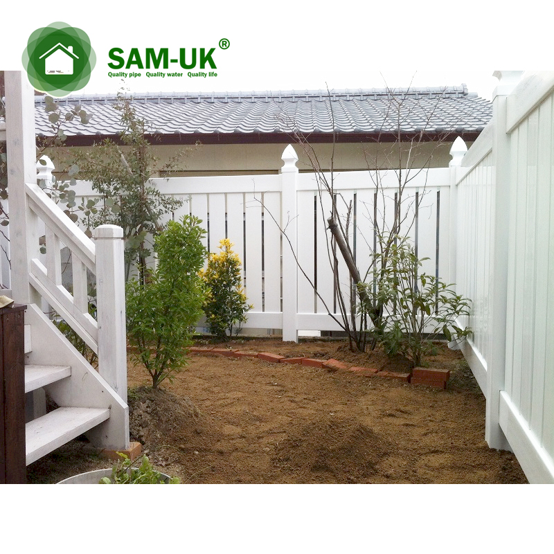 Plastic Small Garden Fence Vinyl Fence Slats