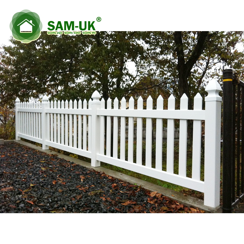 Privacy Easily Assembled Decorative Fence With England Fence Post Cap