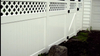 Garden Pvc Privacy Plastic Panel Vinyl Fence