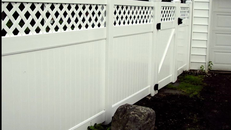 Garden Pvc Privacy Plastic Panel Vinyl Fence