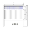 White Privacy Fencing 6Ft.Hx8Ft.W Premium Virgin Vinyl Pvc Privacy Fence White
