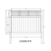 Home Use Decoration Garden Vinyl Fencing Farm Factory Pvc Vinyl Privacy Decorative Cheap Pvc Fence