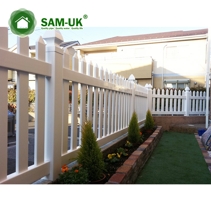 Composite Kids Plastic Pvc Garden Privacy Fence Panel