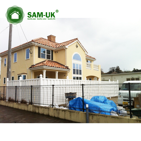 White Fence Panel vinyl pvc privacy