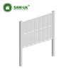White Plastic Vinyl Used Privacy Top Lattice Privacy Temporary Privacy Fencing