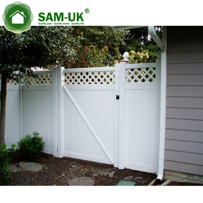 Aluminum mental privacy fence gate farme