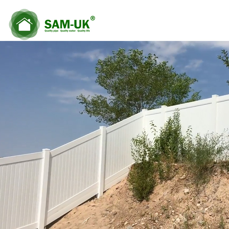 Farm Fence Pvc Panel Exterior Composite Garden Brand New Privacy White Vinyl Picket