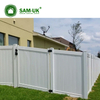 White pvc vinyl privary cheap fence