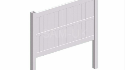 High quality Easily Assembled Removable UV Proof White Vinyl Pvc Removable Garden Fence
