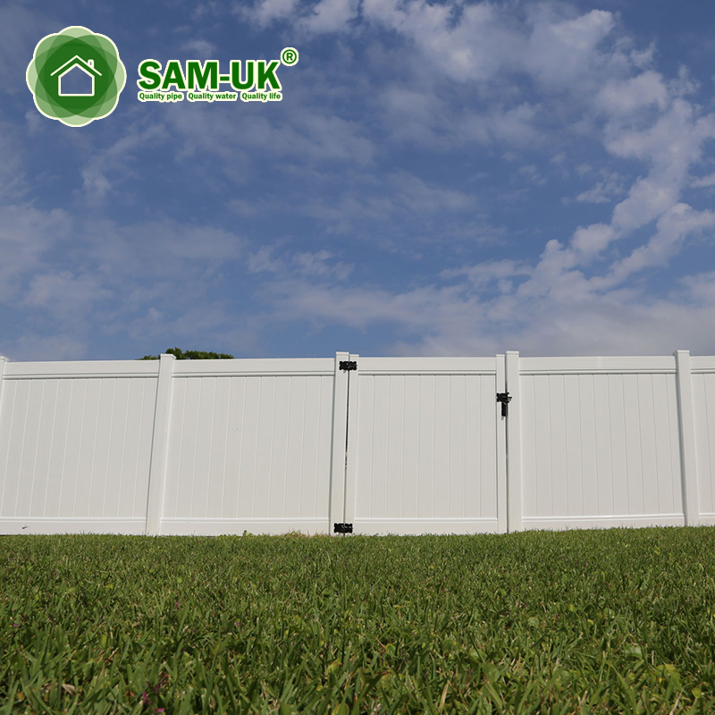 Free Maintenance Uv Protection Used Vinyl Fence For Sale Privacy