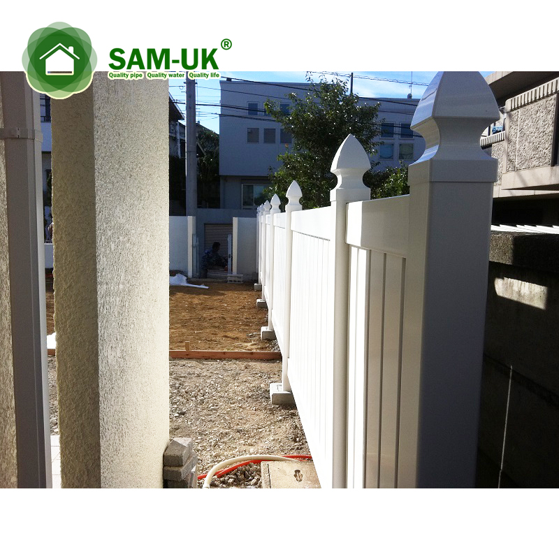 Plastic Small Garden Fence Vinyl Fence Slats