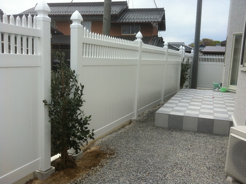 Decorative Picket Fence PVC Fence vinyl