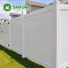White pvc vinyl privary cheap fence