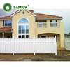 Plastic Small Garden Fence Used Vinyl Fence For Sale