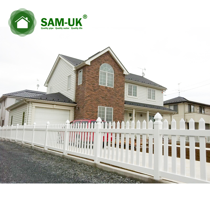 Free Standing Expandable Portable Vinyl Semi Privacy Fence