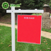 White Free Standing Vinyl Real Estate Sign Post
