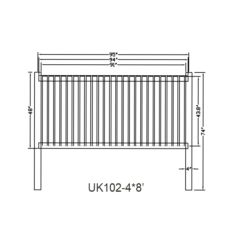Privacy Garden Cheap Pvc Vinyl Fence Panels