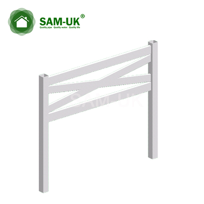 High Security UV Resistance Commercial Vinyl Farm Fence Vinyl Horse Fencing