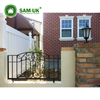 white cheap vinyl semi privacy fence