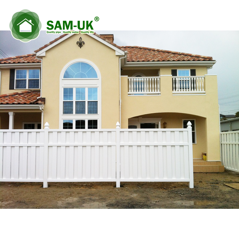 Plastic Small Garden Fence Vinyl Fence Slats