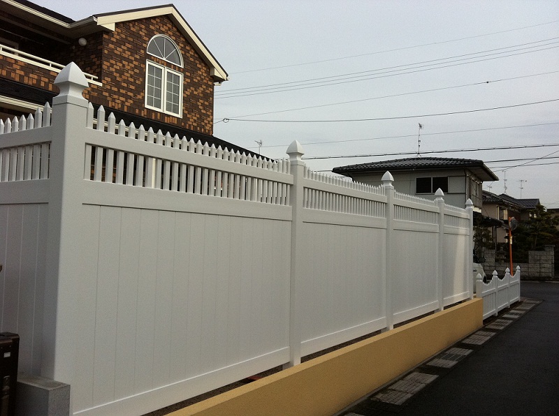 Decorative Picket Fence PVC Fence vinyl