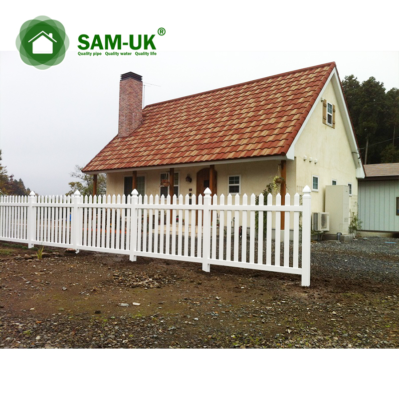 Portable Plastic Pvc Picket White Brand New Privacy Fence Indoor