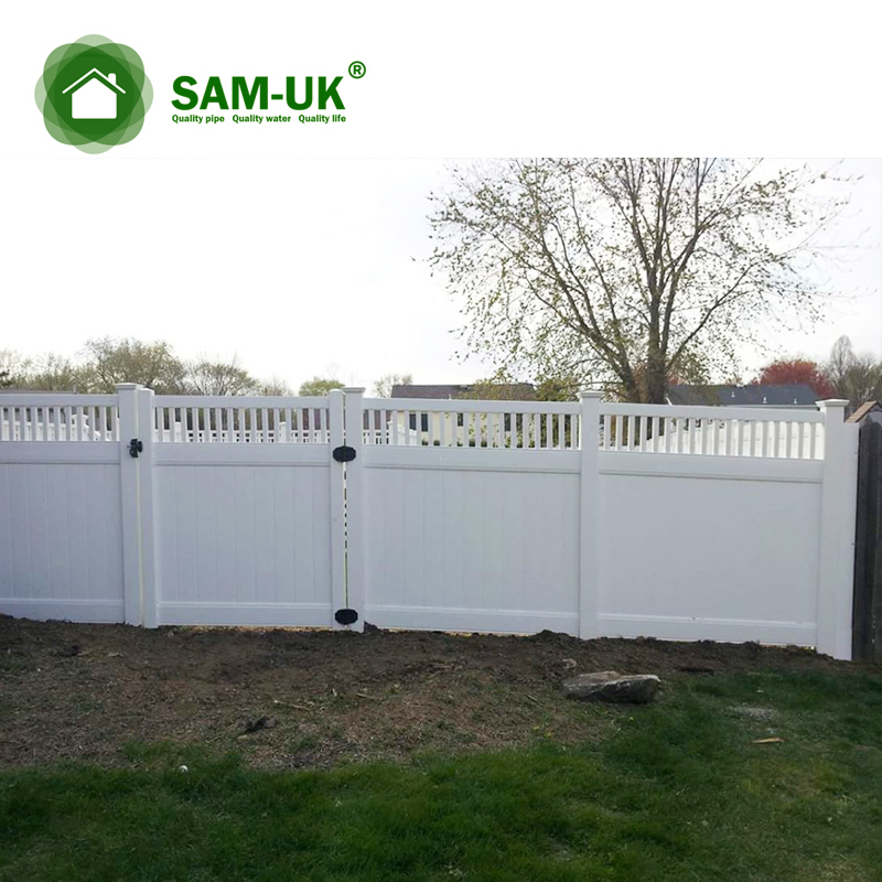 Pvc Fence White Plastic Picket Fencing Pvc Private Fence