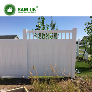 UV protection vinyl pvc used privacy fence for house and garden