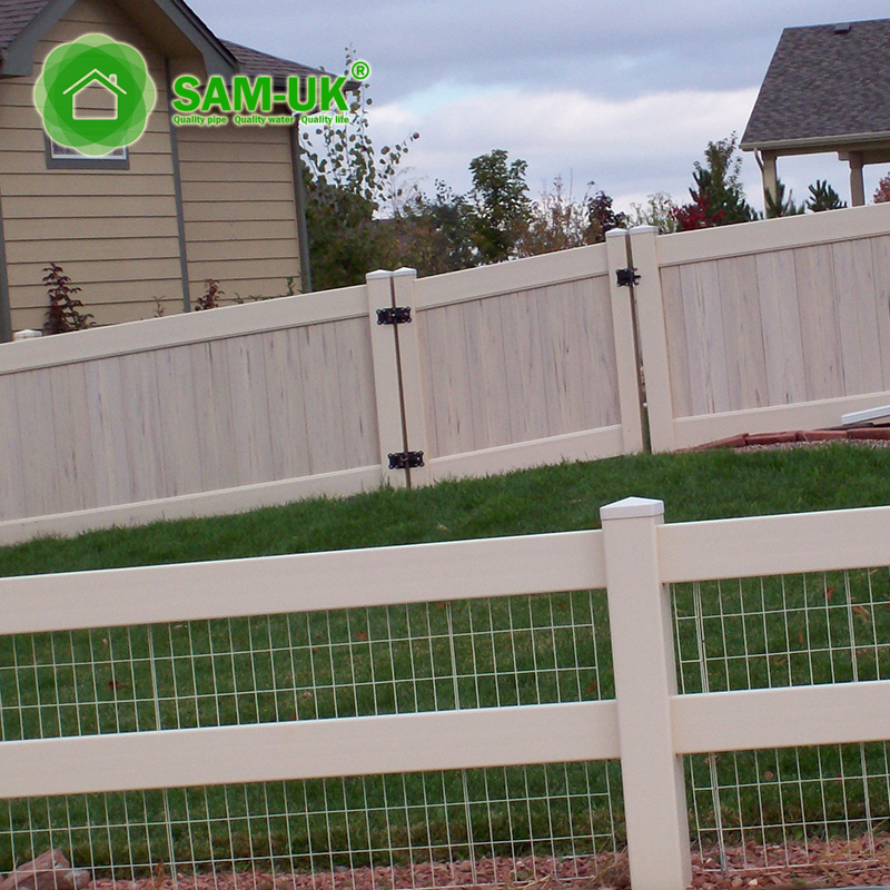 White Popular High Quality Cow Ranch Fence