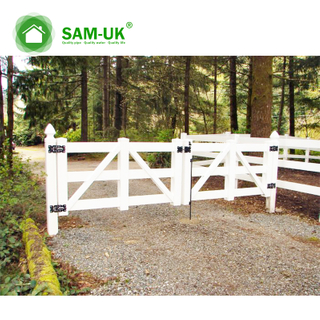 Pvc Privacy Garden House Pool Yard Use White Lattice Fence Gate