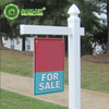 White Free Standing Vinyl Real Estate Sign Post