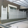 Pvc Plastic White Vinyl Privacy Garden Fence Panels For Privacy Safety