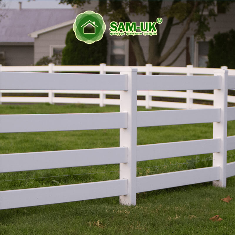 Hot Sale Cheap Easily Assembled Pvc Used Horse Vinyl Fence