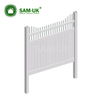 White Vinyl Panel Garden Privacy Pvc Fence