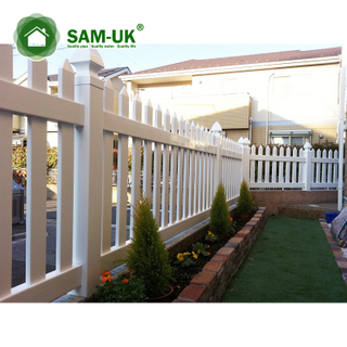 White Plastic Yard Fence Pvc Used Privacy Privacy Protection Fence
