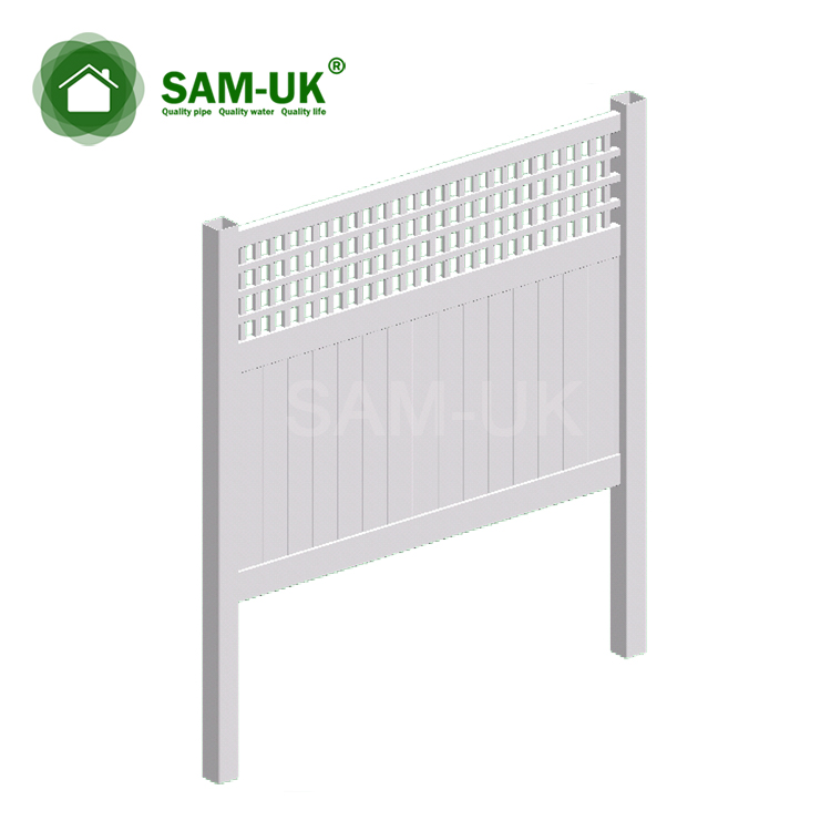 White Privacy Fencing 6Ft.Hx8Ft.W Premium Virgin Vinyl Pvc Privacy Fence White