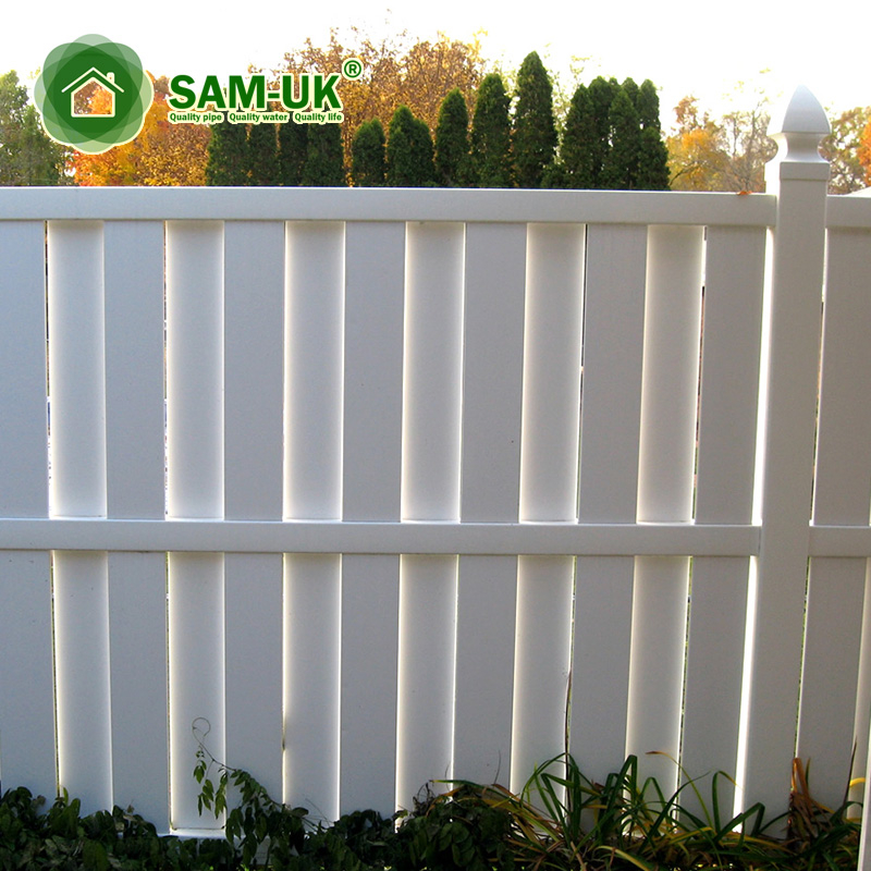 Home Use Decoration Garden Vinyl Fencing White Plastic Picket Fencing