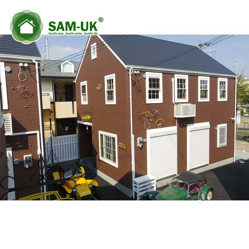 white cheap vinyl semi privacy fence