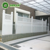 Panel Garden Privacy Fence White Pvc Fence Plastic Lattice Fence